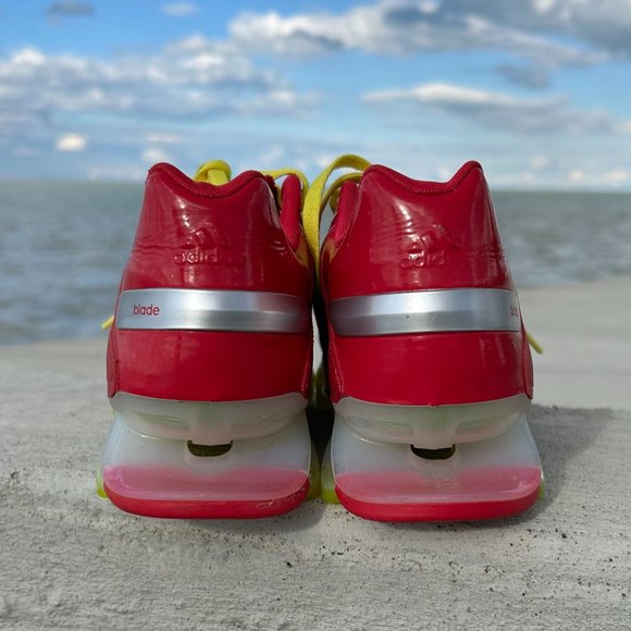 Adidas Springblade Running Shoe Razor Berry & Lime Women's Size 7 Rare M20248 - Picture 5 of 10